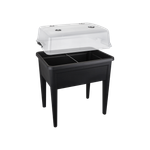 green basics table de culture super xxl living noir